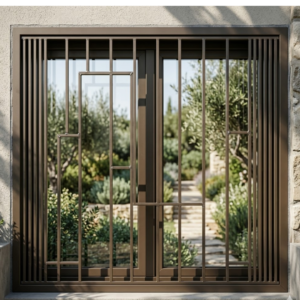 Reja para ventana fija a medida MOD-05 – Diseño Vertical Moderno