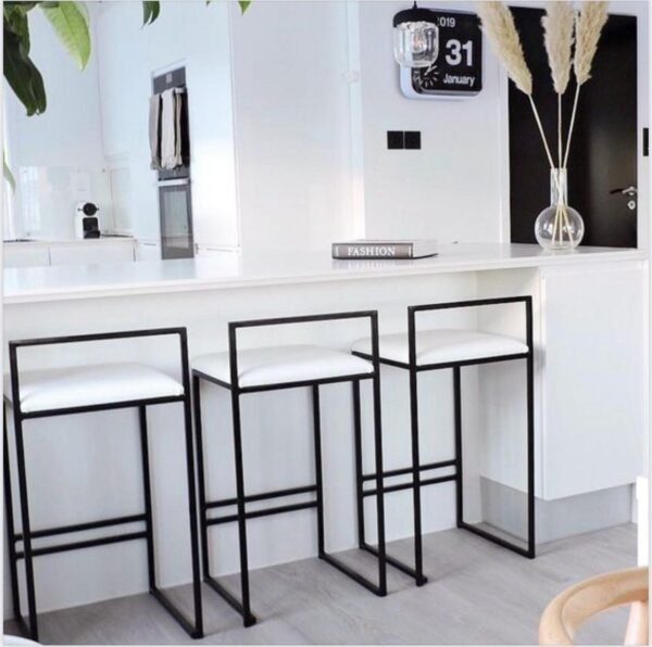 taburete blanco