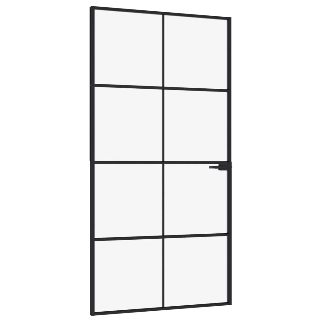 Puerta interior con vidrio