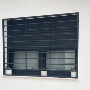Reja para ventana fija  a medida de acero – MOD-09