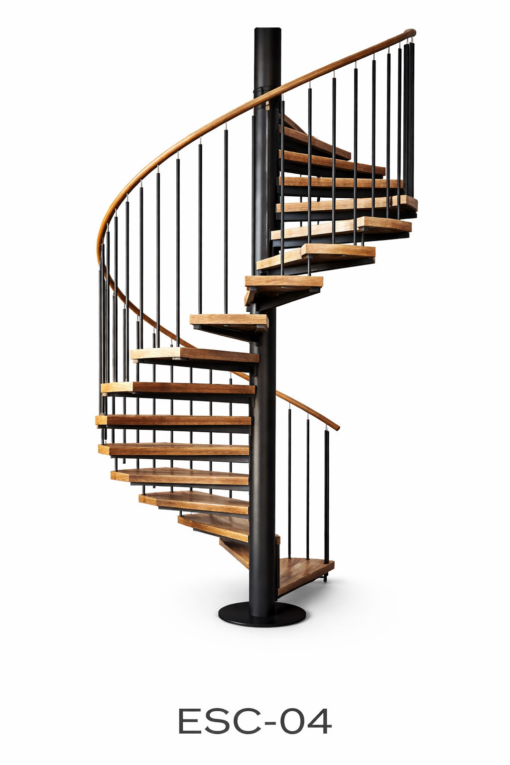 Escalera de Caracol a Medida ESC-04 – Diseño Industrial Moderno - Imagen 2